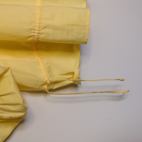 Vintage Peasant Blouse – Buttercream Yellow Puff Sleeve Boho Prairie Top - Picture 10 of 12